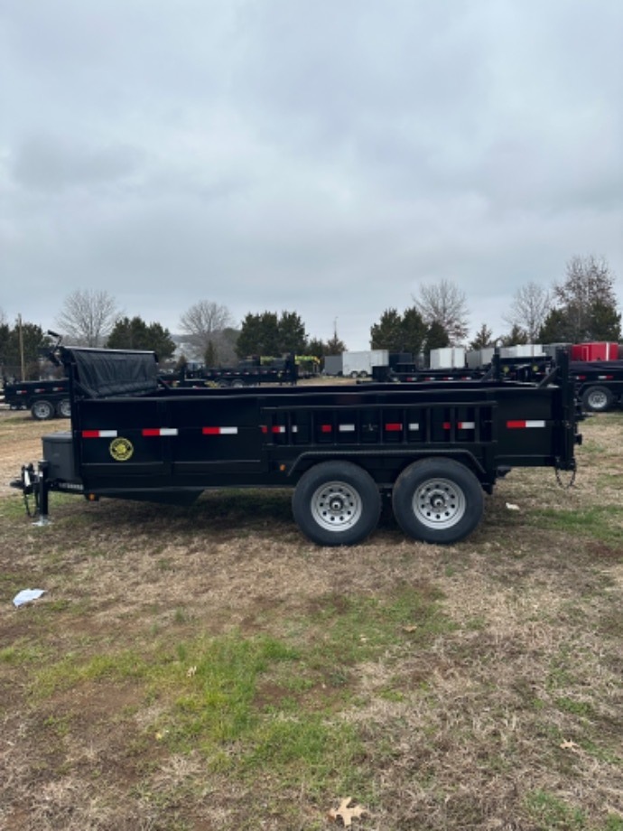 Dump Trailer On Sale 7x14 14k. Tarp Kit Ramps And 7k Axles  Gatormade Trailers 