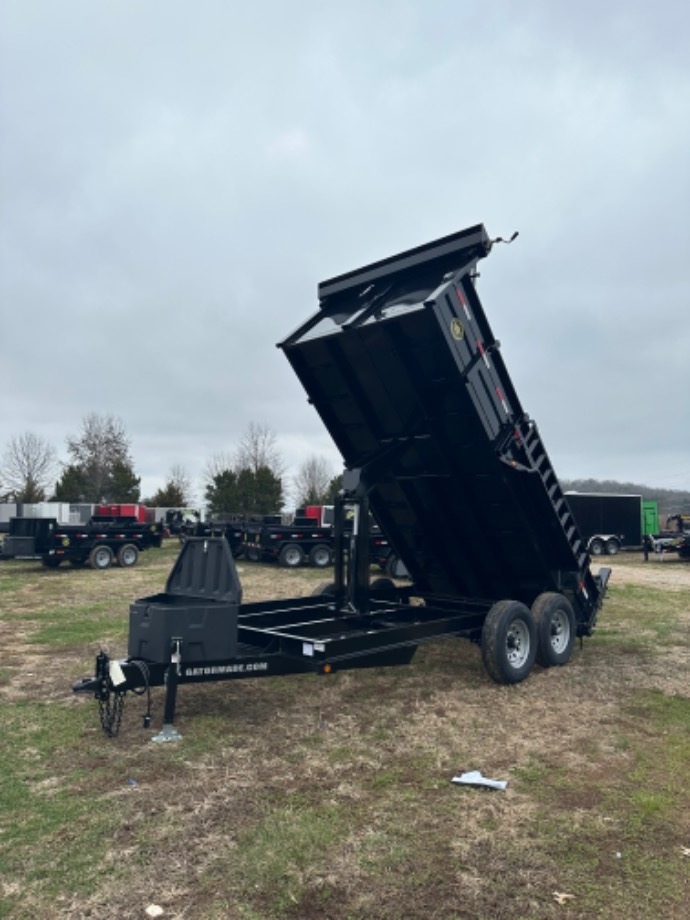 Dump Trailer On Sale 7x14 14k. Tarp Kit Ramps And 7k Axles  Gatormade Trailers 