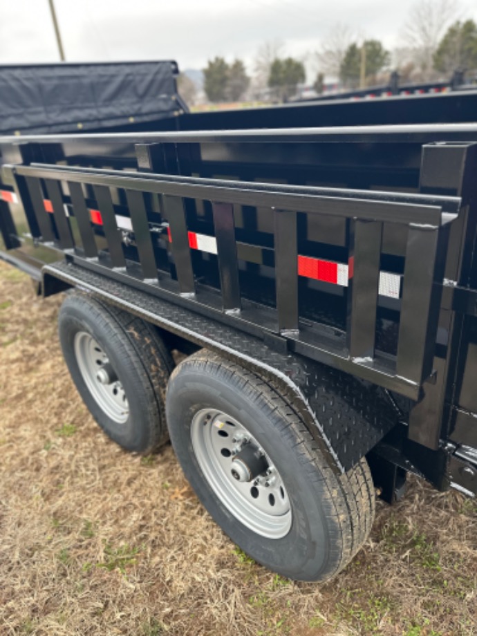 Dump Trailer On Sale 7x14 14k. Tarp Kit Ramps And 7k Axles  Gatormade Trailers 