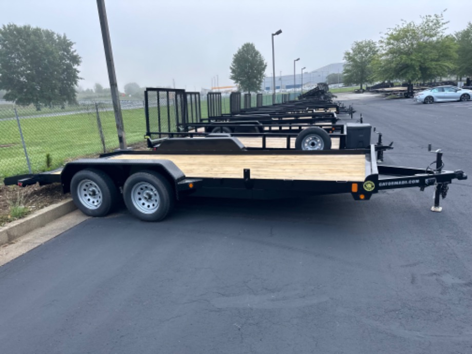 Lowboy car hauler trailer Gatormade Trailers 