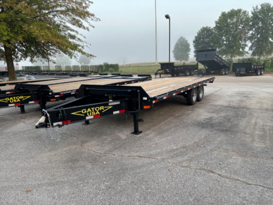 20ft Flat Deck Pintle Trailer For Sale Gatormade Trailers 