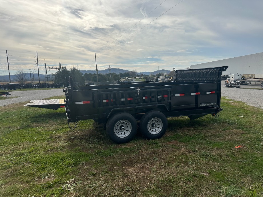 Dump Trailer On Sale 14ft | Dump Trailer On Sale 14ft With 14k Ramps, Tarp Kit And Scissor Hoist Gatormade Trailers 