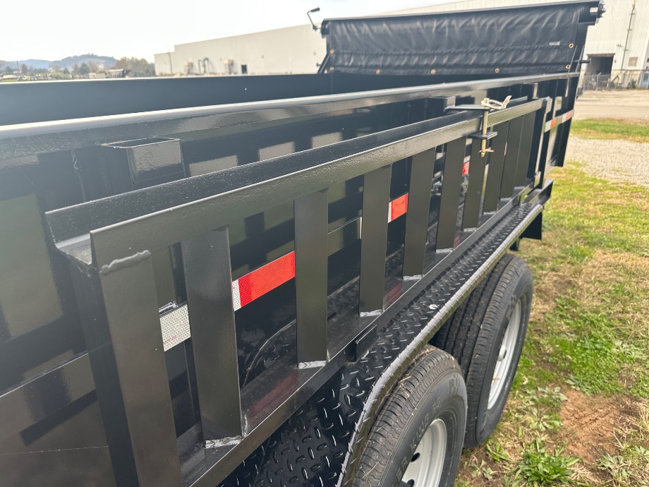 Dump Trailer On Sale 14ft | Dump Trailer On Sale 14ft With 14k Ramps, Tarp Kit And Scissor Hoist Gatormade Trailers 