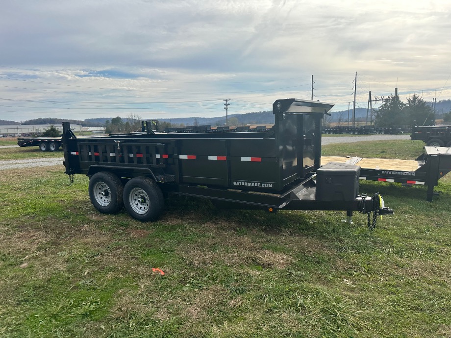 Dump Trailer On Sale 14ft | Dump Trailer On Sale 14ft With 14k Ramps, Tarp Kit And Scissor Hoist Gatormade Trailers 