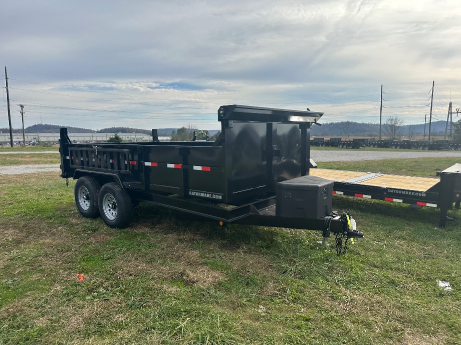 Dump Trailer On Sale 14ft | Dump Trailer On Sale 14ft With 14k Ramps, Tarp Kit And Scissor Hoist Gatormade Trailers 