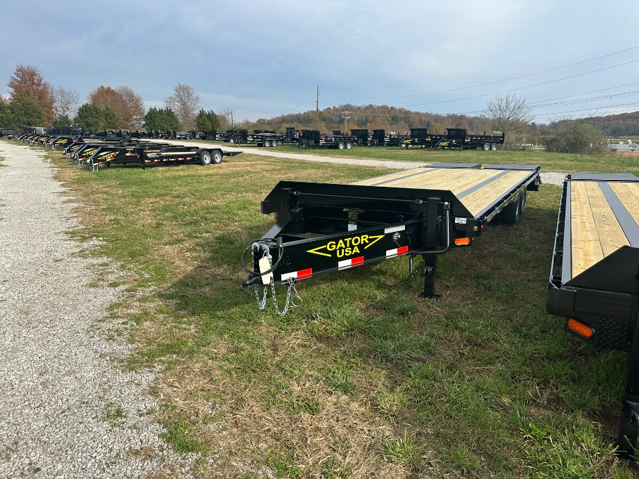 Pintle Trailer On Sale | 20+5 Pintle Trailer 4k GVWR Wide Ramps Dexter Axles  Gatormade Trailers 