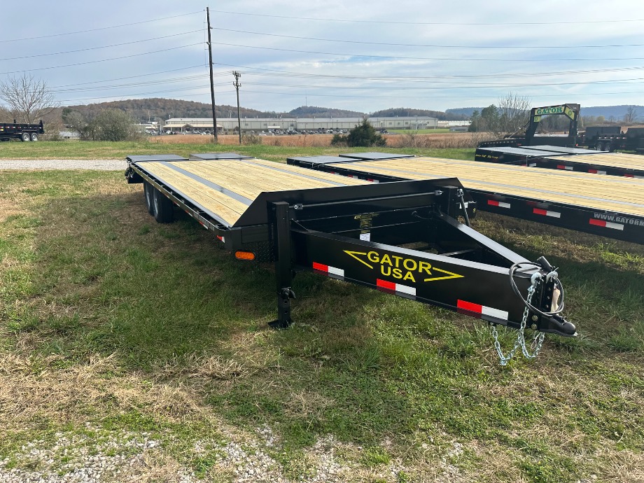 Pintle Trailer On Sale | 20+5 Pintle Trailer 4k GVWR Wide Ramps Dexter Axles  Gatormade Trailers 