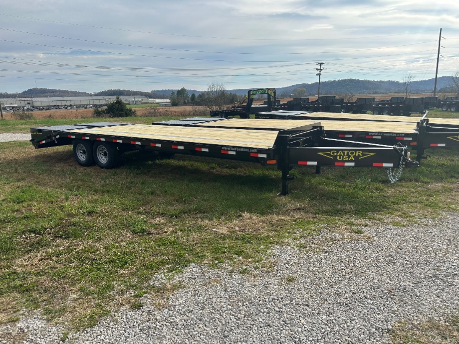 Pintle Trailer On Sale | 20+5 Pintle Trailer 4k GVWR Wide Ramps Dexter Axles  Gatormade Trailers 