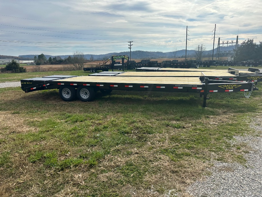 Pintle Trailer On Sale | 20+5 Pintle Trailer 4k GVWR Wide Ramps Dexter Axles  Gatormade Trailers 