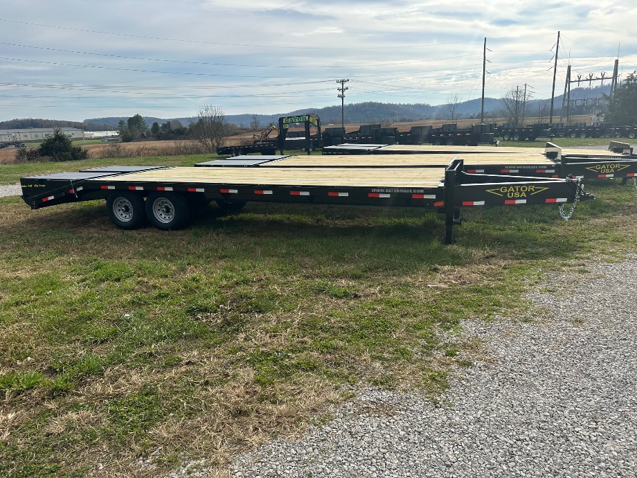 Pintle Trailer On Sale | 20+5 Pintle Trailer 4k GVWR Wide Ramps Dexter Axles  Gatormade Trailers 