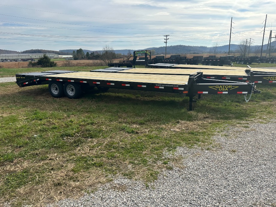 Pintle Trailer On Sale | 20+5 Pintle Trailer 4k GVWR Wide Ramps Dexter Axles  Gatormade Trailers 