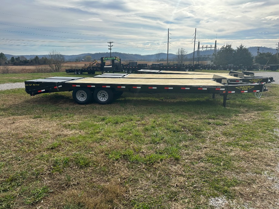 Pintle Trailer On Sale | 20+5 Pintle Trailer 4k GVWR Wide Ramps Dexter Axles  Gatormade Trailers 