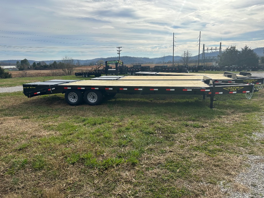 Pintle Trailer On Sale | 20+5 Pintle Trailer 4k GVWR Wide Ramps Dexter Axles  Gatormade Trailers 