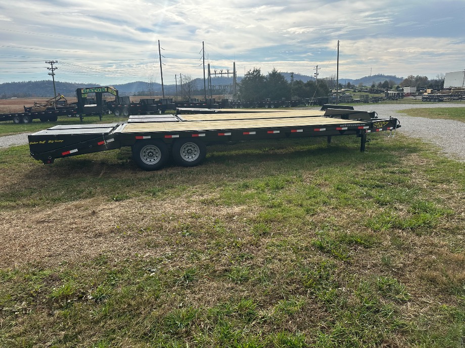 Pintle Trailer On Sale | 20+5 Pintle Trailer 4k GVWR Wide Ramps Dexter Axles  Gatormade Trailers 