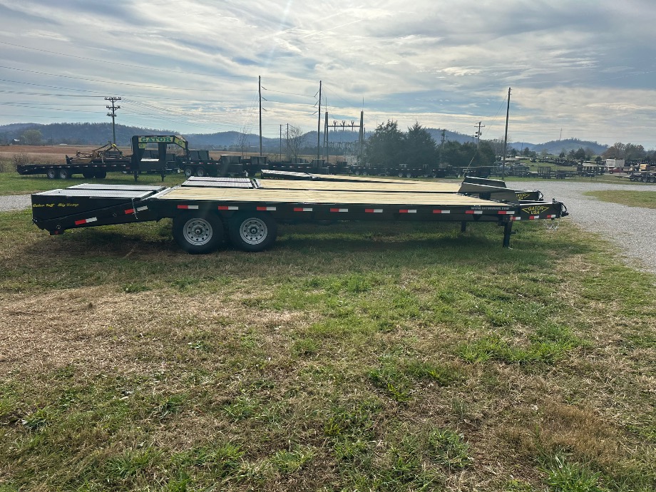 Pintle Trailer On Sale | 20+5 Pintle Trailer 4k GVWR Wide Ramps Dexter Axles  Gatormade Trailers 