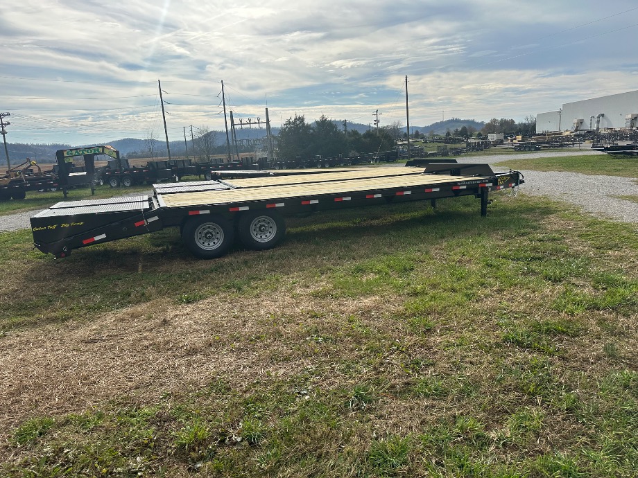 Pintle Trailer On Sale | 20+5 Pintle Trailer 4k GVWR Wide Ramps Dexter Axles  Gatormade Trailers 