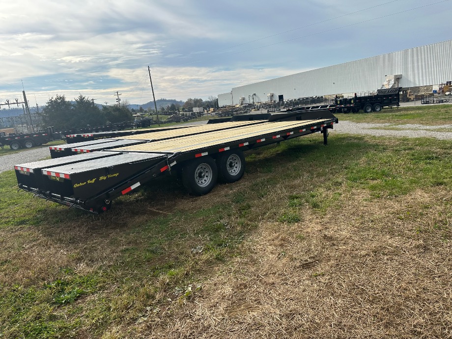 Pintle Trailer On Sale | 20+5 Pintle Trailer 4k GVWR Wide Ramps Dexter Axles  Gatormade Trailers 