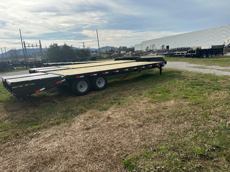 Pintle Trailer On Sale | 20+5 Pintle Trailer 4k GVWR Wide Ramps Dexter Axles  Gatormade Trailers 