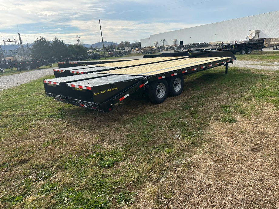 Pintle Trailer On Sale | 20+5 Pintle Trailer 4k GVWR Wide Ramps Dexter Axles  Gatormade Trailers 