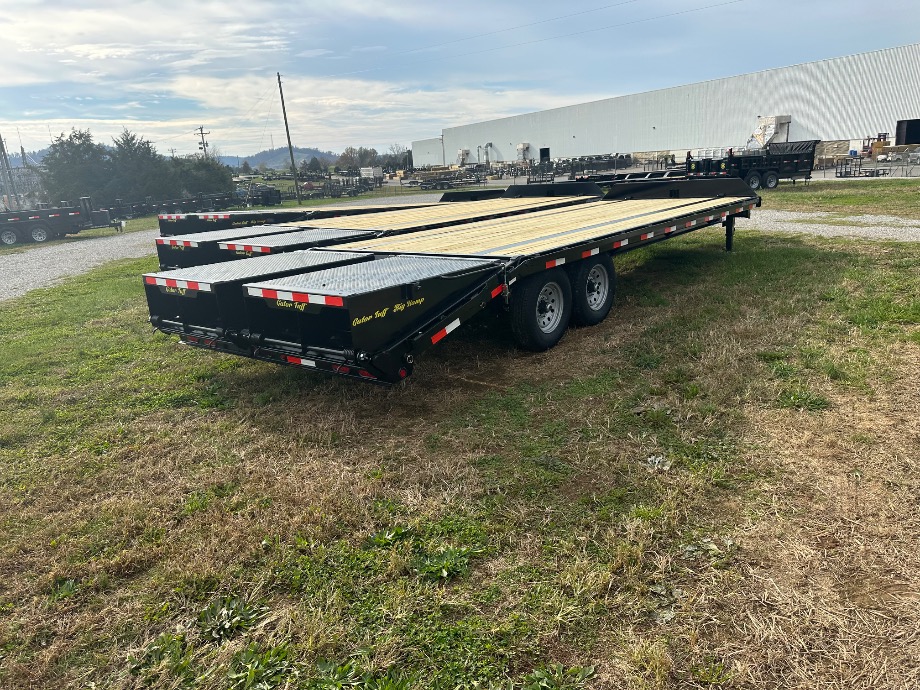 Pintle Trailer On Sale | 20+5 Pintle Trailer 4k GVWR Wide Ramps Dexter Axles  Gatormade Trailers 