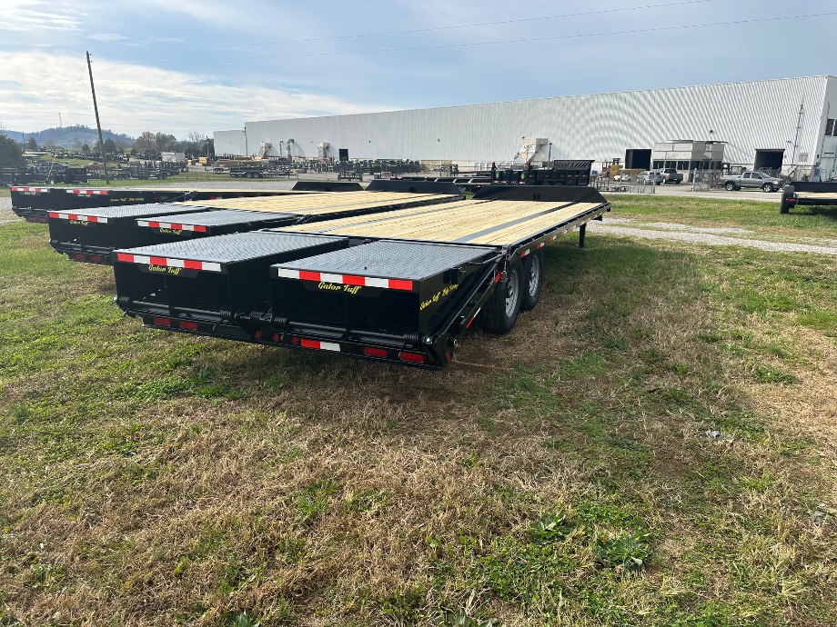 Pintle Trailer On Sale | 20+5 Pintle Trailer 4k GVWR Wide Ramps Dexter Axles  Gatormade Trailers 