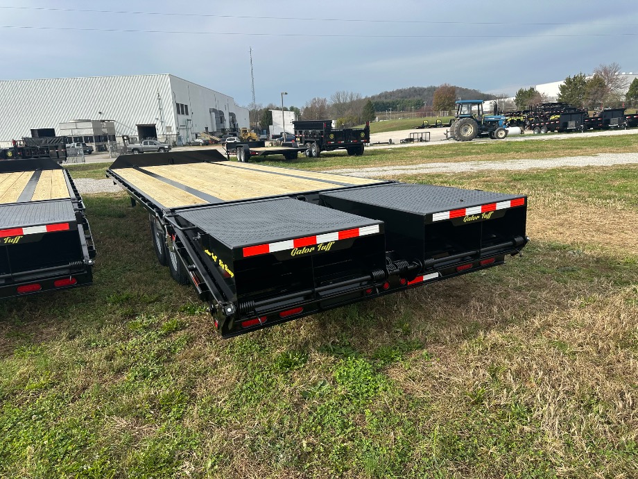 Pintle Trailer On Sale | 20+5 Pintle Trailer 4k GVWR Wide Ramps Dexter Axles  Gatormade Trailers 