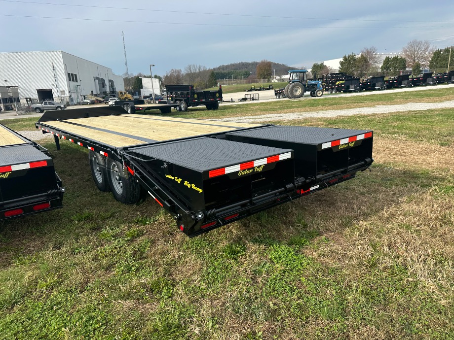 Pintle Trailer On Sale | 20+5 Pintle Trailer 4k GVWR Wide Ramps Dexter Axles  Gatormade Trailers 