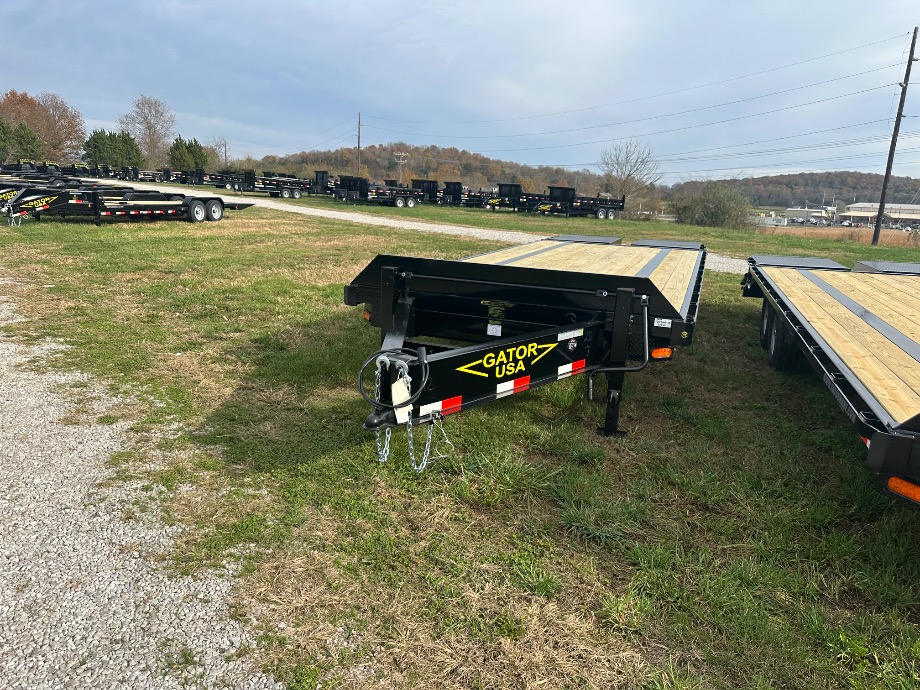 Pintle Trailer On Sale | 20+5 Pintle Trailer 4k GVWR Wide Ramps Dexter Axles  Gatormade Trailers 