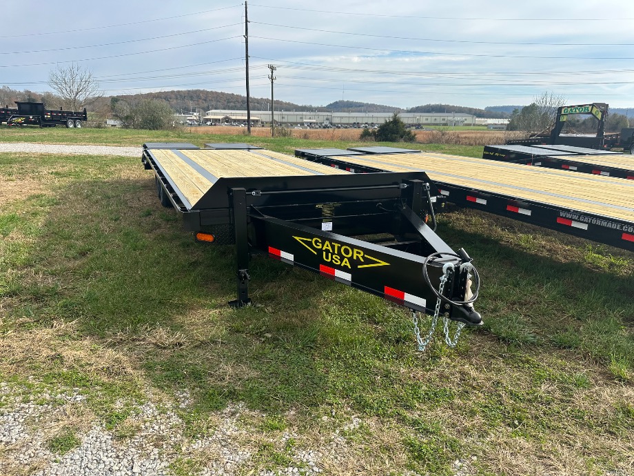 Pintle Trailer On Sale | 20+5 Pintle Trailer 4k GVWR Wide Ramps Dexter Axles  Gatormade Trailers 