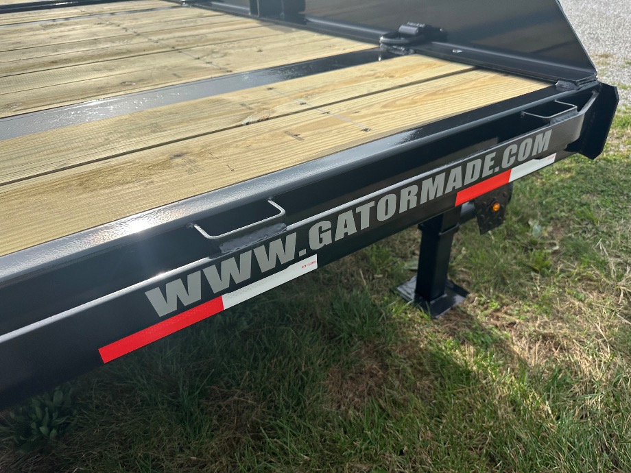 Pintle Trailer On Sale | 20+5 Pintle Trailer 4k GVWR Wide Ramps Dexter Axles  Gatormade Trailers 