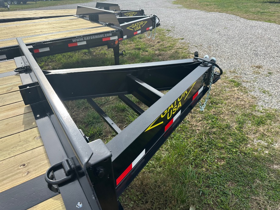 Pintle Trailer On Sale | 20+5 Pintle Trailer 4k GVWR Wide Ramps Dexter Axles  Gatormade Trailers 