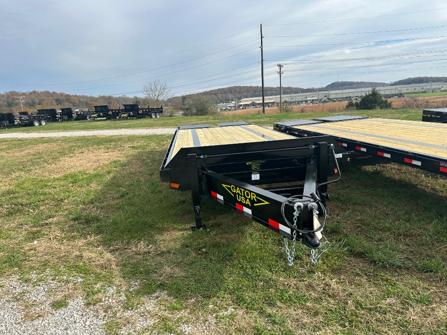 Pintle Trailer On Sale | 20+5 Pintle Trailer 4k GVWR Wide Ramps Dexter Axles  Gatormade Trailers 