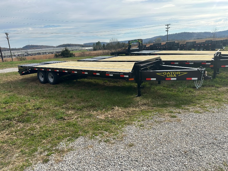 Pintle Trailer On Sale | 20+5 Pintle Trailer 4k GVWR Wide Ramps Dexter Axles  Gatormade Trailers 